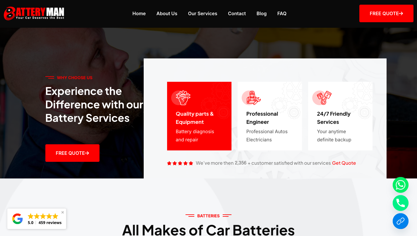 Battery Man Homepage 1