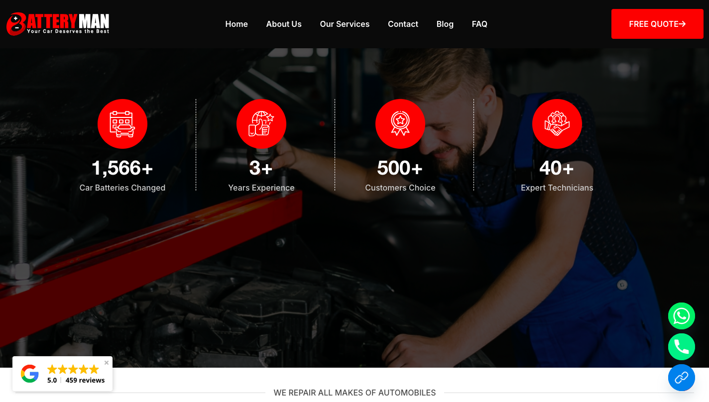 Battery Man Homepage 2